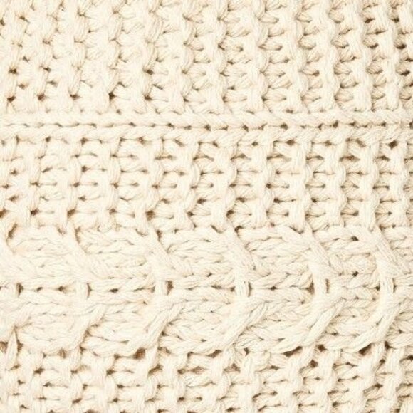 Threshold x Studio McGee Shaped‎ Crochet Egg Throw Pillow - Cream - Target 2024 - Picture 4 of 5